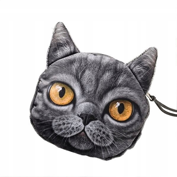 3D кошелек кошелек - кошачья сумка ПОДАРОК ​​4