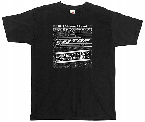 

koszulka zz top aerosmith rock na prezent urodziny