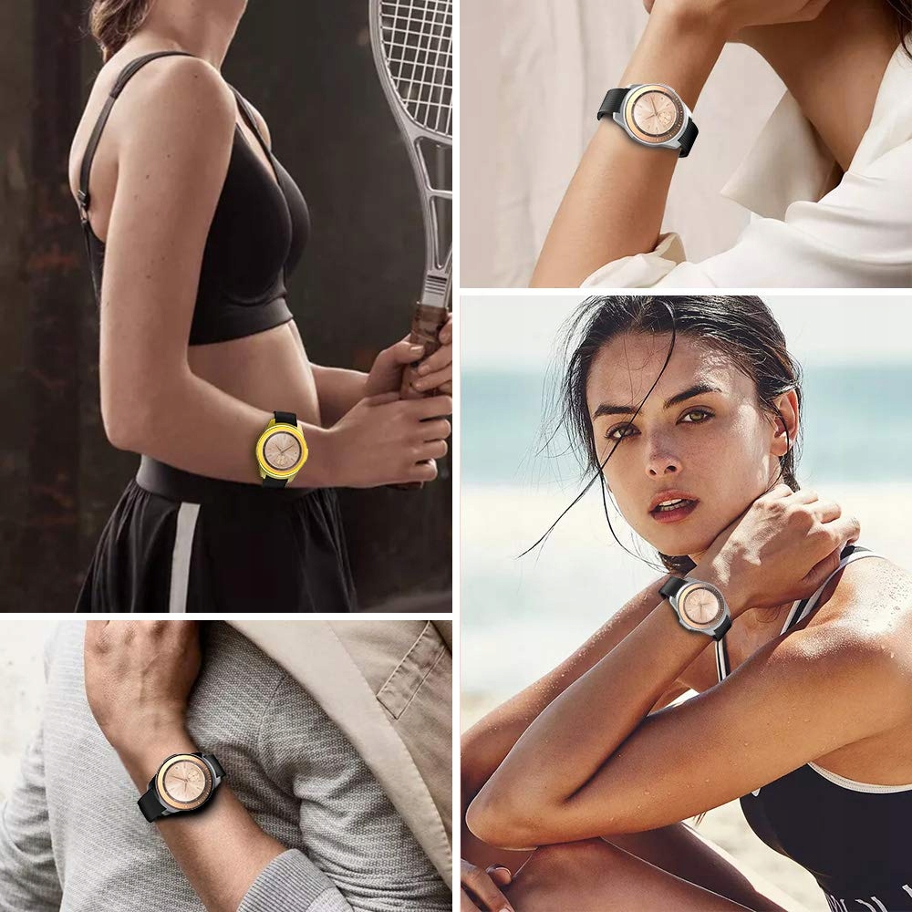 RÓŻOWE ETUI CASE SAMSUNG GALAXY WATCH 42mm Dedykowany model Galaxy Watch 4 Classic (R890) Galaxy Watch 4 Classic (R895)