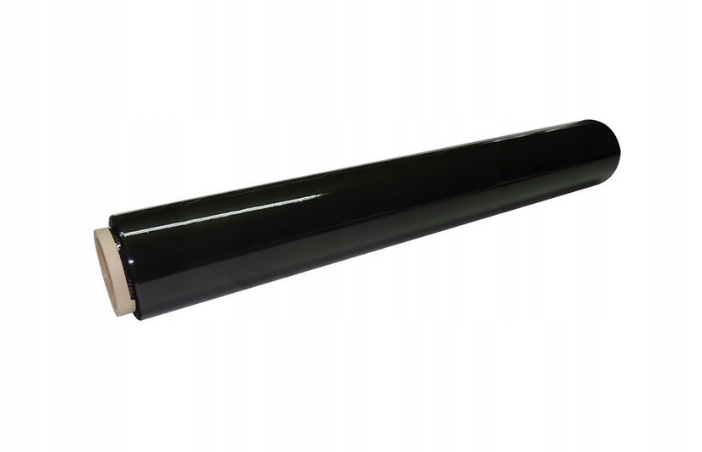 FOLIA STRETCH STRECZ CZARNY CZARNA 1,5KG ROLKA MOCNA KRYJĄCA PREMIUM
