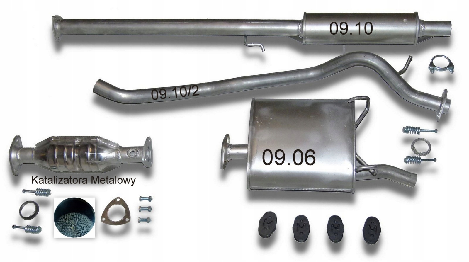 ГЛУШИТЕЛИ КОМПЛЕКТ + КАТАЛИТИЧЕСКИЙ НЕЙТРАЛИЗАТОР HONDA CR-V 2.0