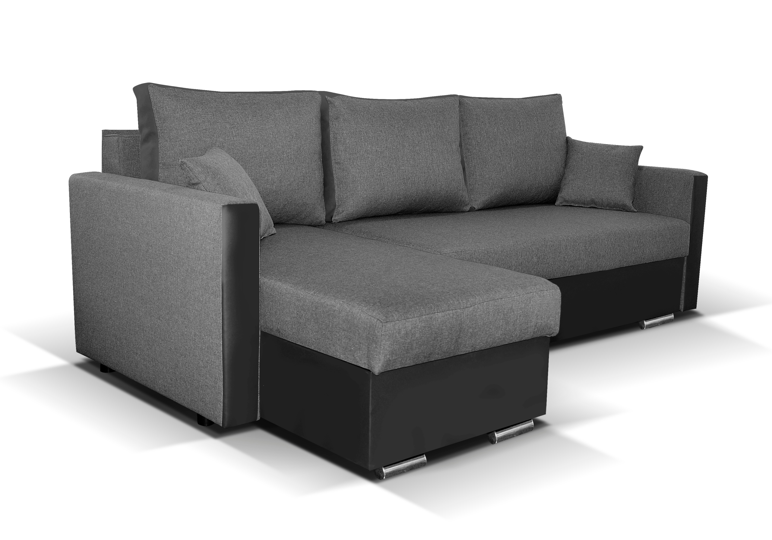 Narożnik 2x pojemnik spanie sprężyny + gratis Wysokość mebla 90 cm