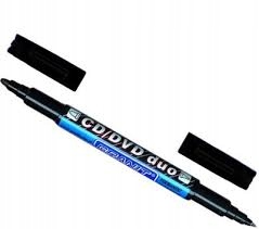 MARKER CD/DVD GRANIT DWUSTRONNY CZARNY