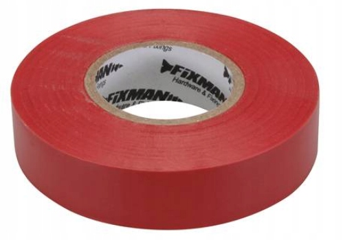 

Taśma Izolacyjna 19 mm x 33 m Czerwona