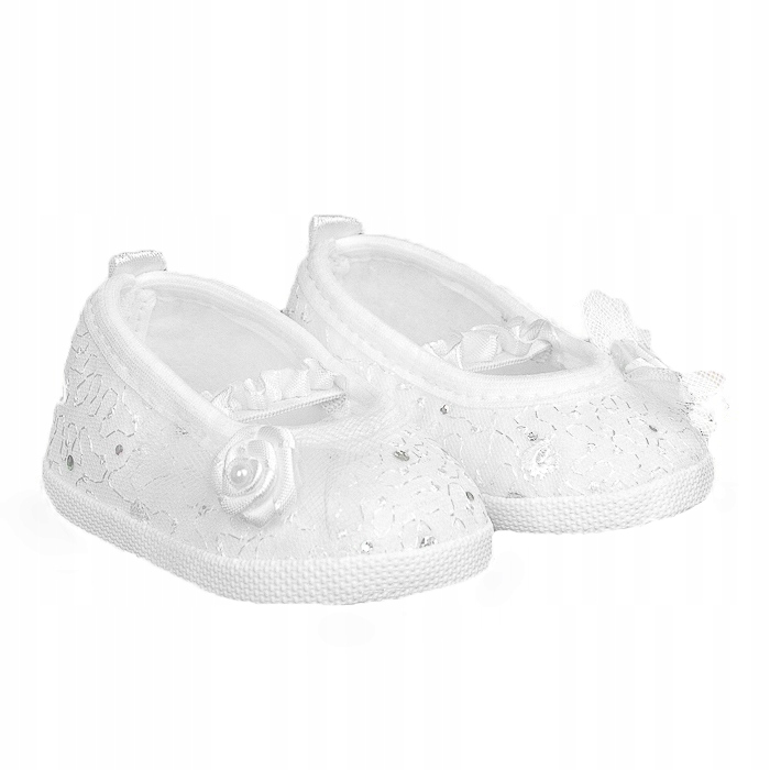 

Buciki Do Chrztu Białe Na Chrzest rozmiar 11