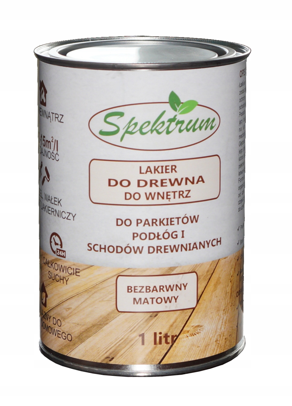 

Lakier do parkietów Spektrum bezbarwny matowy 5L