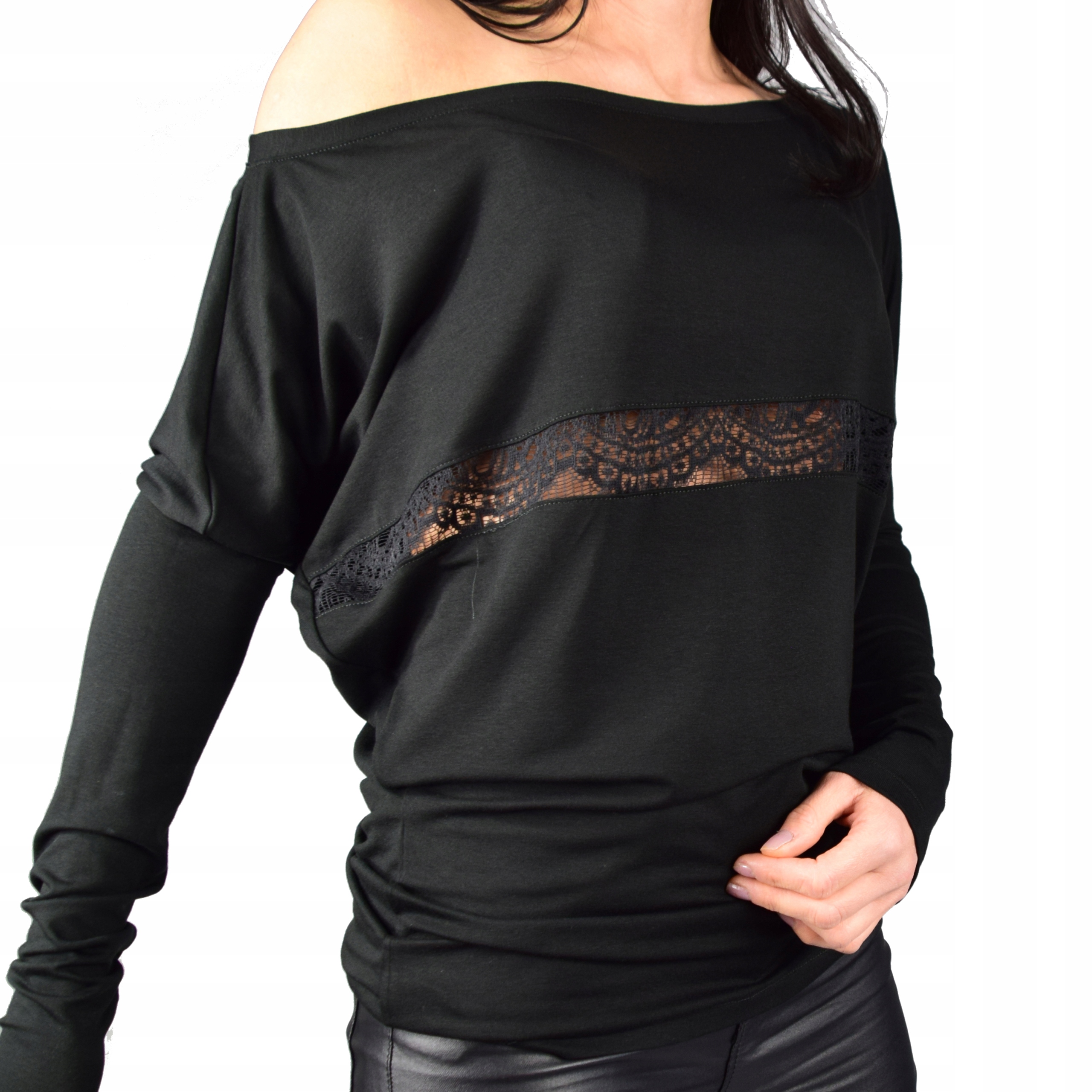 

Kat bluzka czarna ramiona Collibri 926 XL/2XL