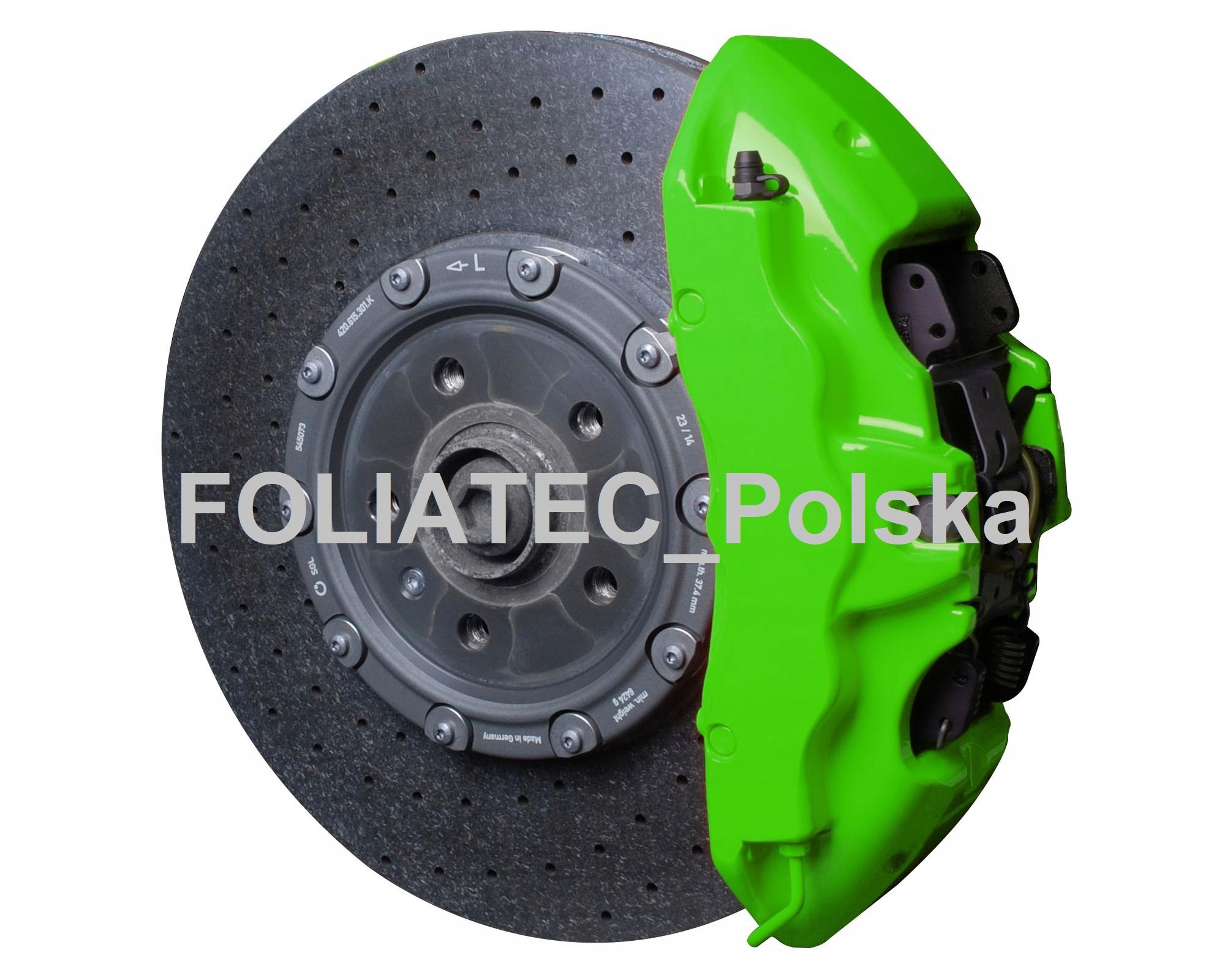 Foliatec лак краска для клемм неоновый зеленый