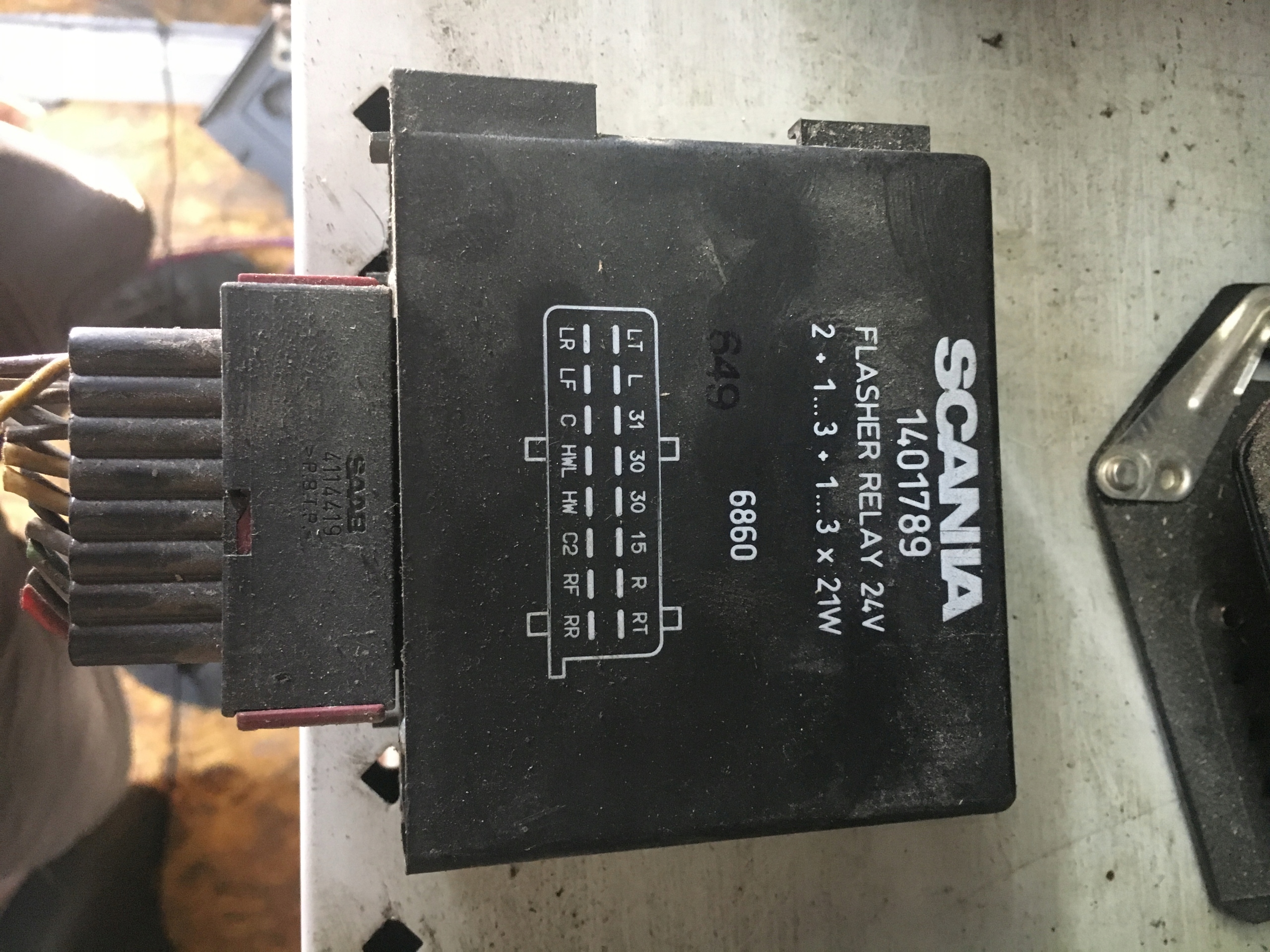 Scania Sterownik Kaseta przekaznik swiatel