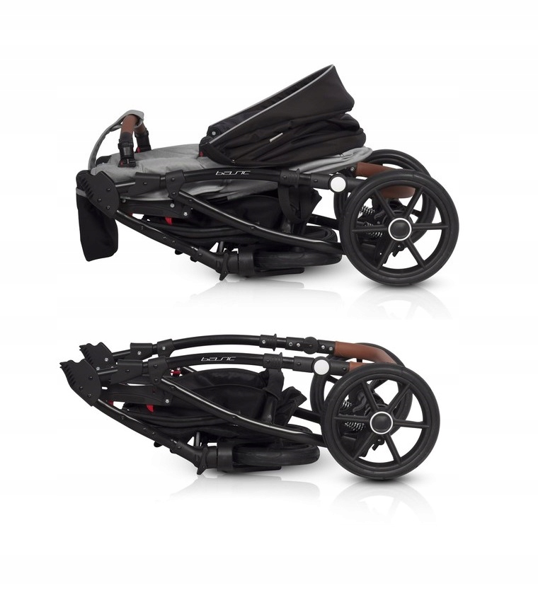 WÓZEK GŁĘBOKO SPACEROWY 3W1 RICO BASIC 6 X GRATIS Typ siedziska Rozkładane