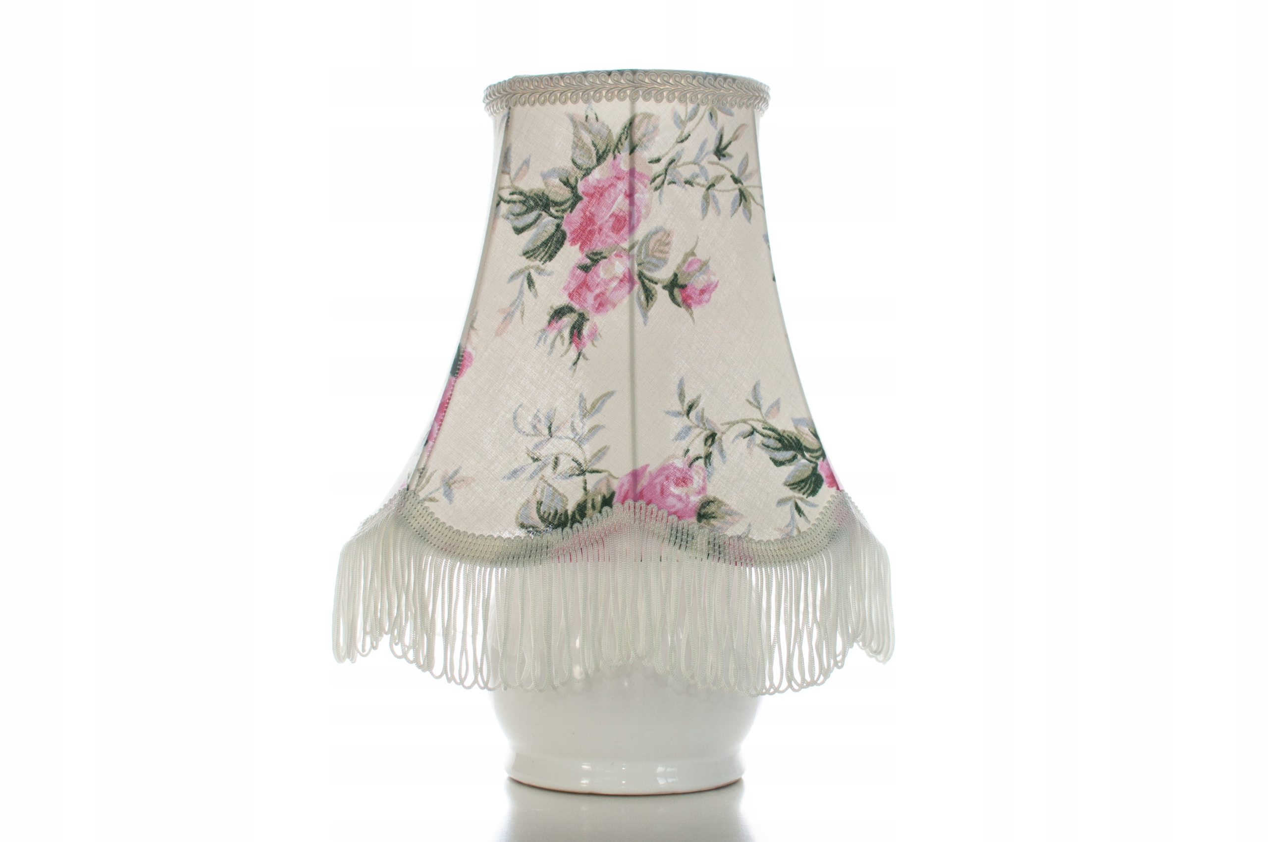 

Abażur kinkietówka róża angielska kremowy ecru.