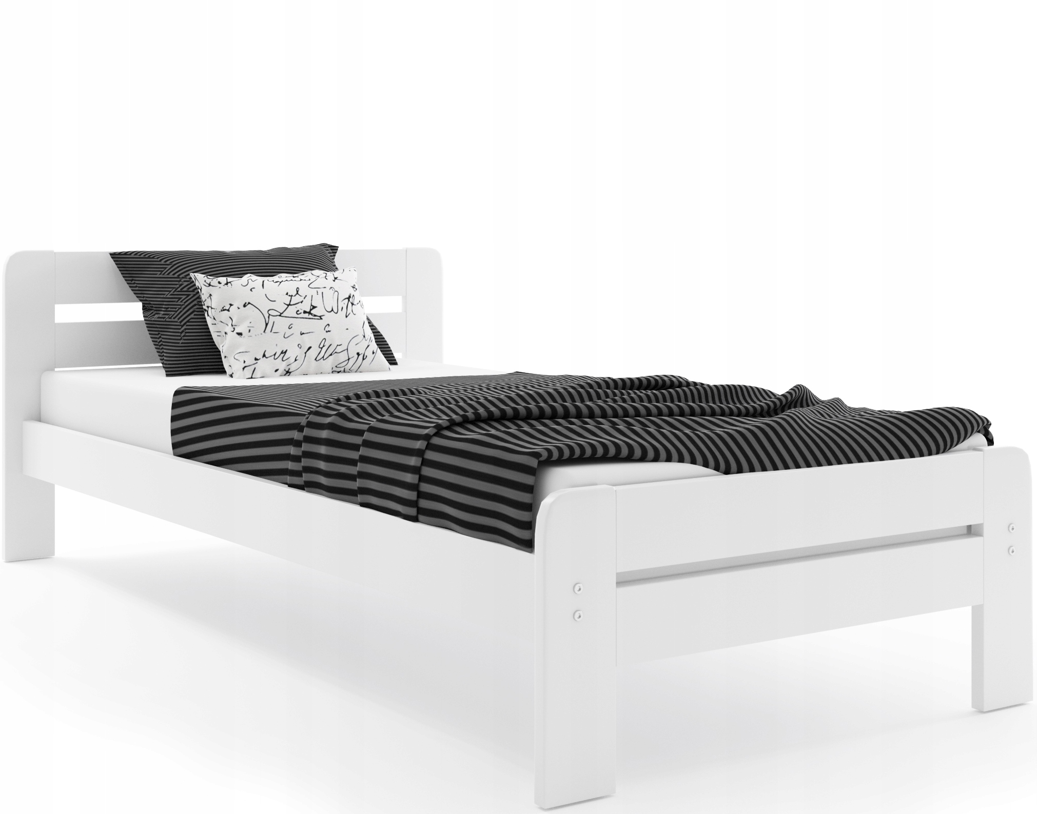 

łóżko Dallas O 90x200 +Stelaż Materac Sypialnia