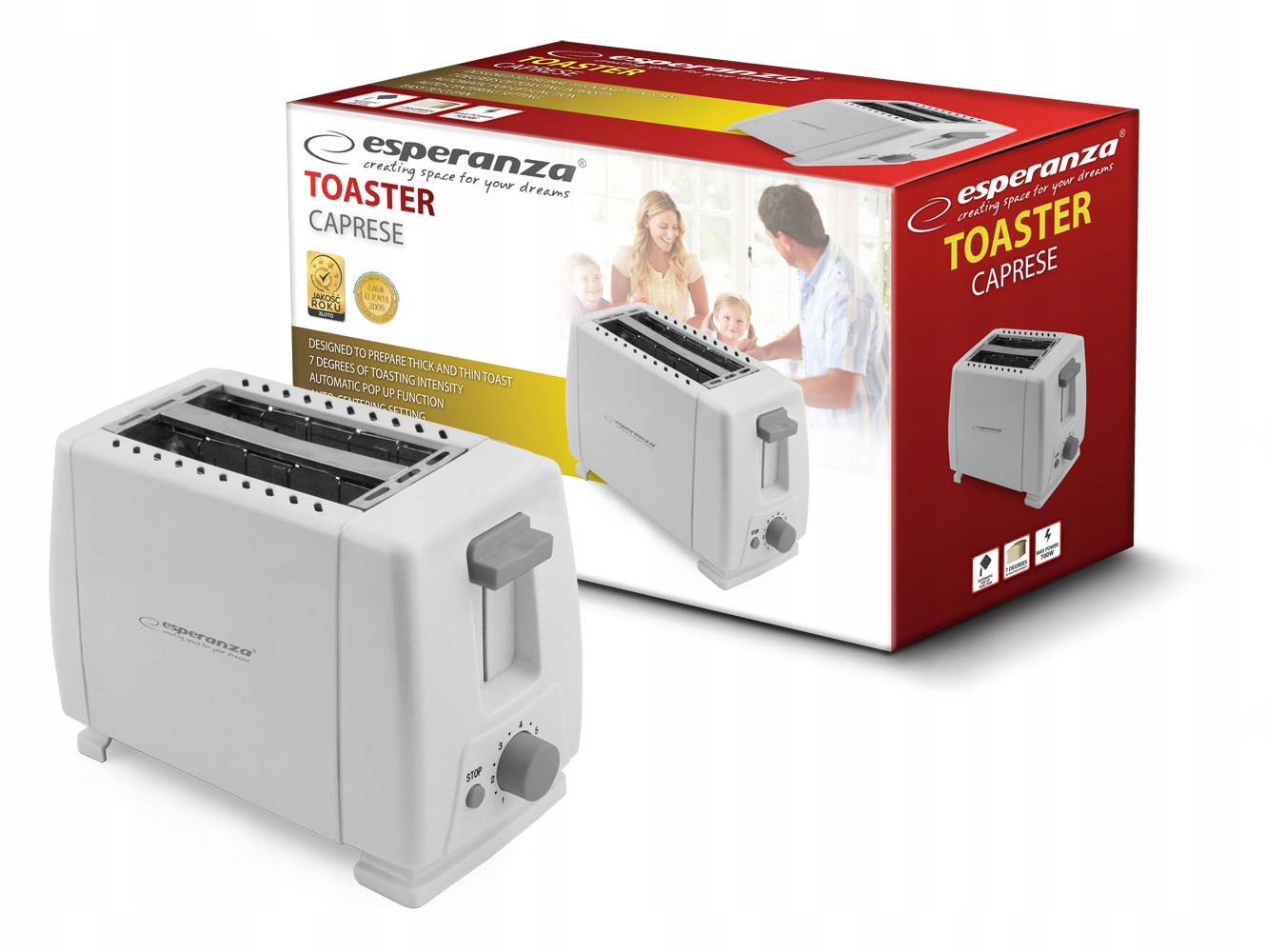Elektryczny Toster Opiekacz Do Kanapek 600 W