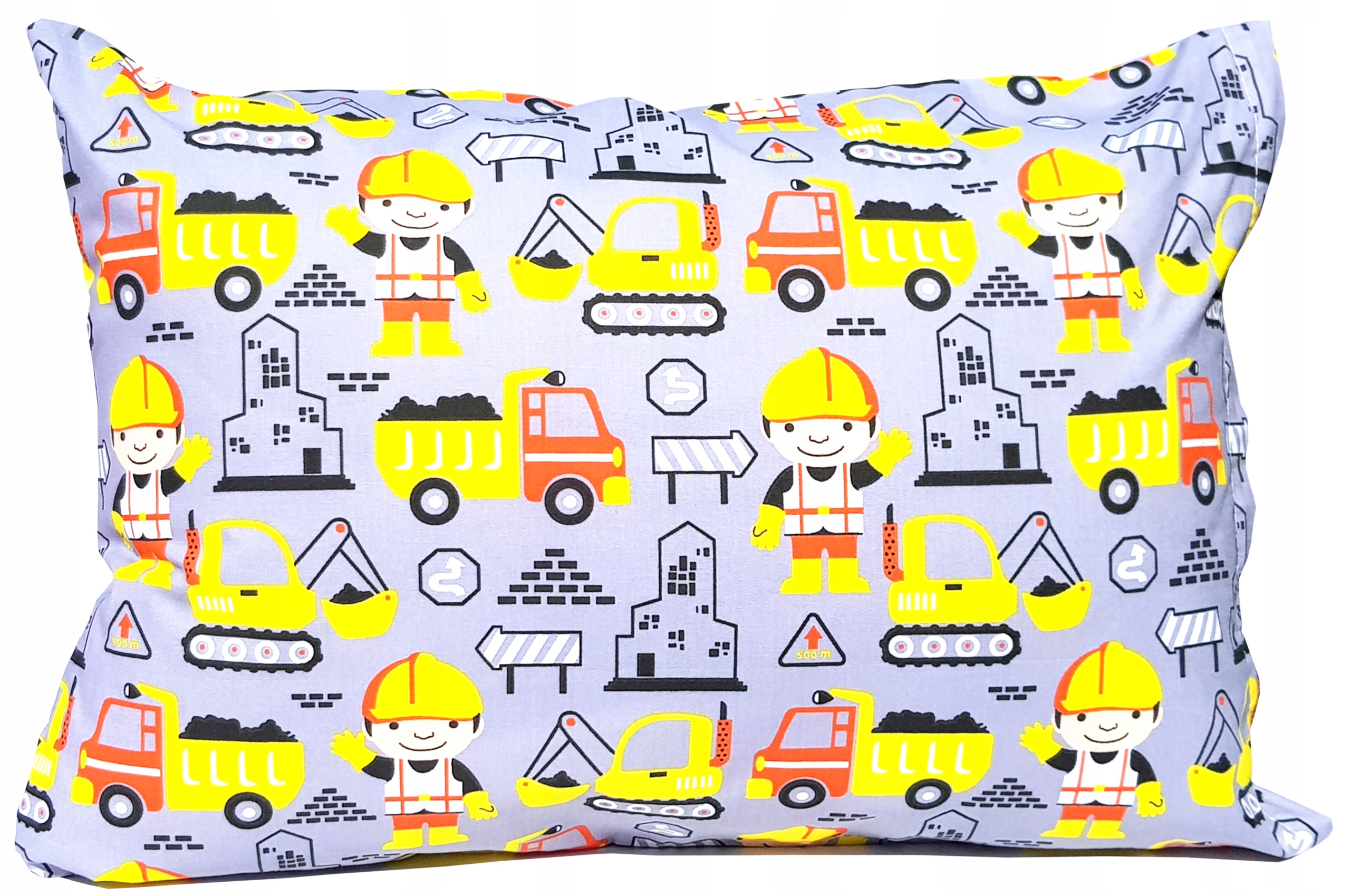 

Poszewka 50X70 Szara Koparka Wywrotka Dla Chłopca