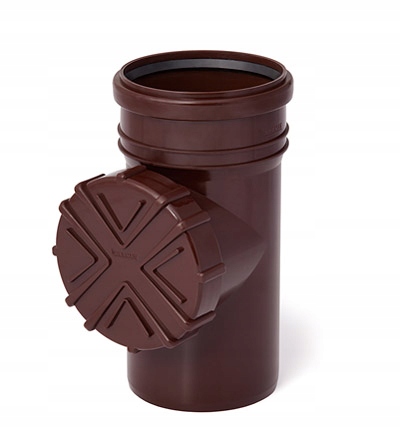 

Czyszczak rewizja z sitkiem fi 110 brąz Karmat