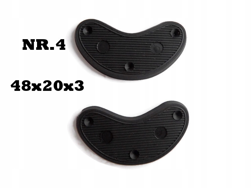 FLEKI ŻABKI PODKÓWKI NA OBCASY BUTY NR. 4