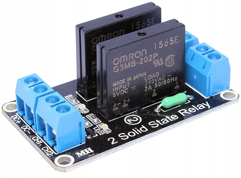 Przekaźnik SSR ARDUINO 2 Kanały Stan Niski Model SSR2CHLL
