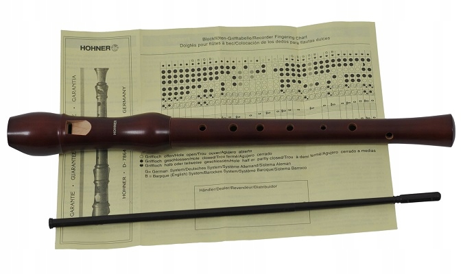 Jednoduchá flauta Hohner 9555 Drevený soprán
