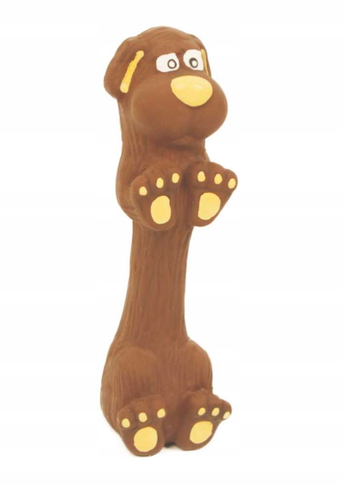 

Lateksowa piszcząca zabawka Jamnik dla psa 22,5 cm