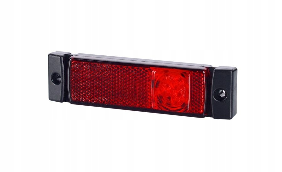 LAMPA OBRYSOWA Z ODBLASKIEM CZERWONA HOR 41 LED