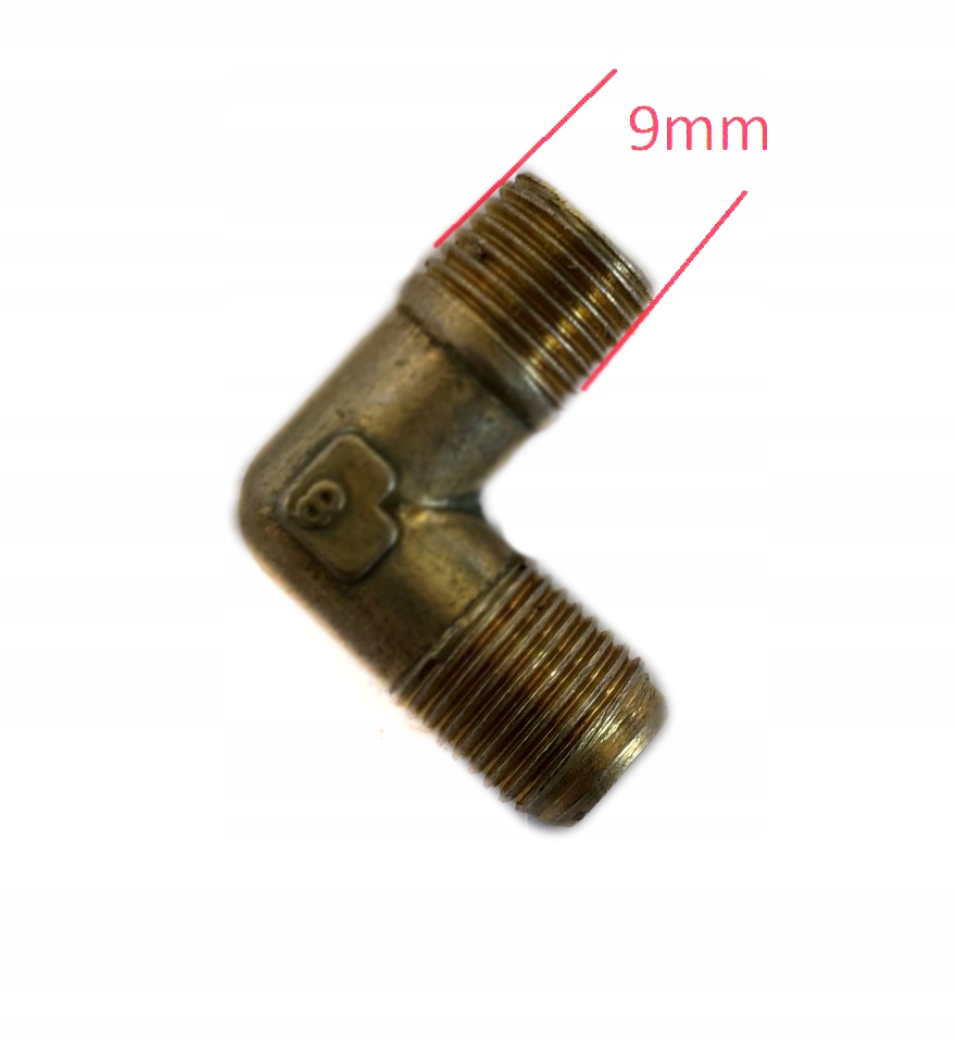 

Kolanko Zaworu Zwrotnego Kompresora 1/8'' 9mm