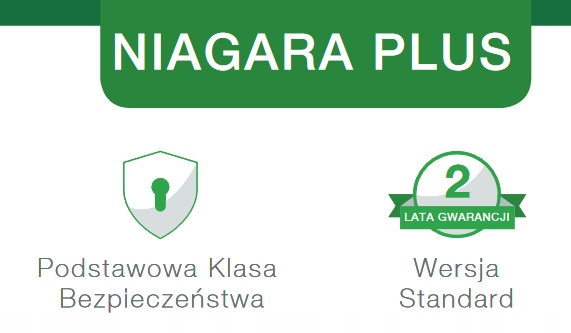 AXA klamka zewnętrzna NIAGARA 90 tytan wspomaganie Marka AXA