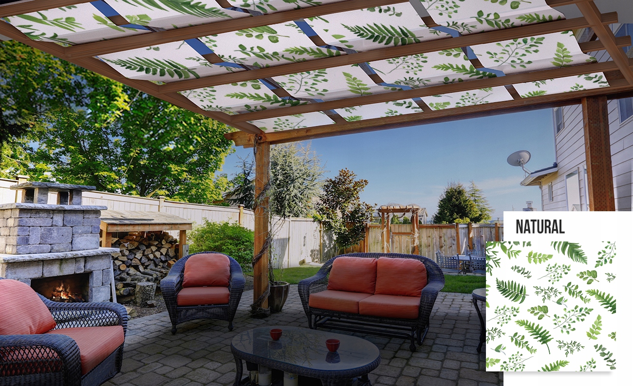 PAS ALTANOWY ŻAGIEL PRZECIWSŁONECZNY OGRODOWY NA PERGOLĘ ALTANĘ NA WYMIAR Szerokość produktu 1000 cm