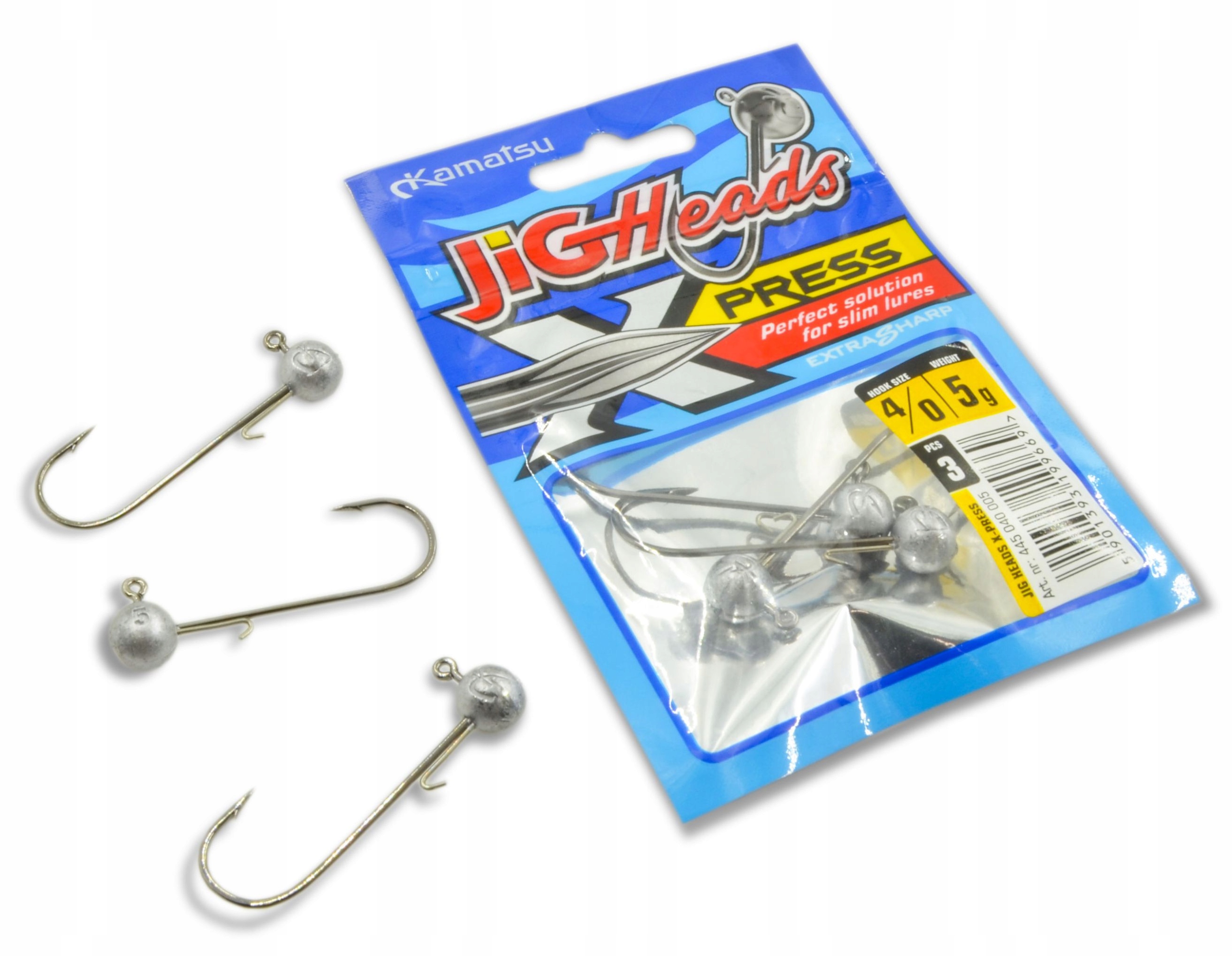 Główka jigowa Kamatsu X-Press [4/0 - 5g] - 3sztuki