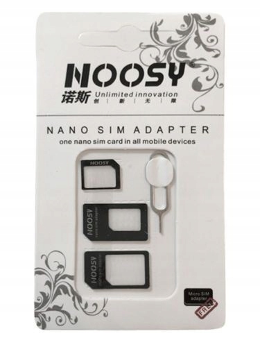 Zestaw Adapterów Nano Sim/Micro,Micro Sim i Nano
