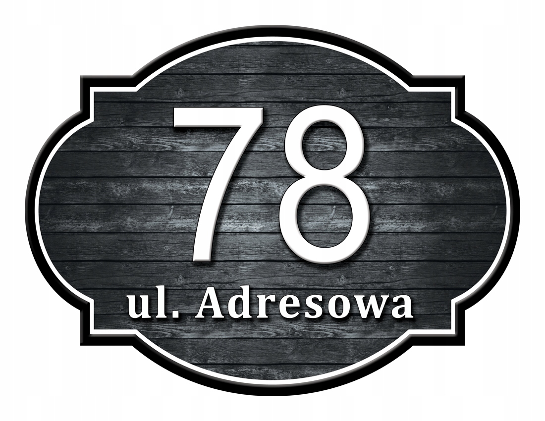 

Tabliczka Adresowa Adres Numer Na Dom znak ulica