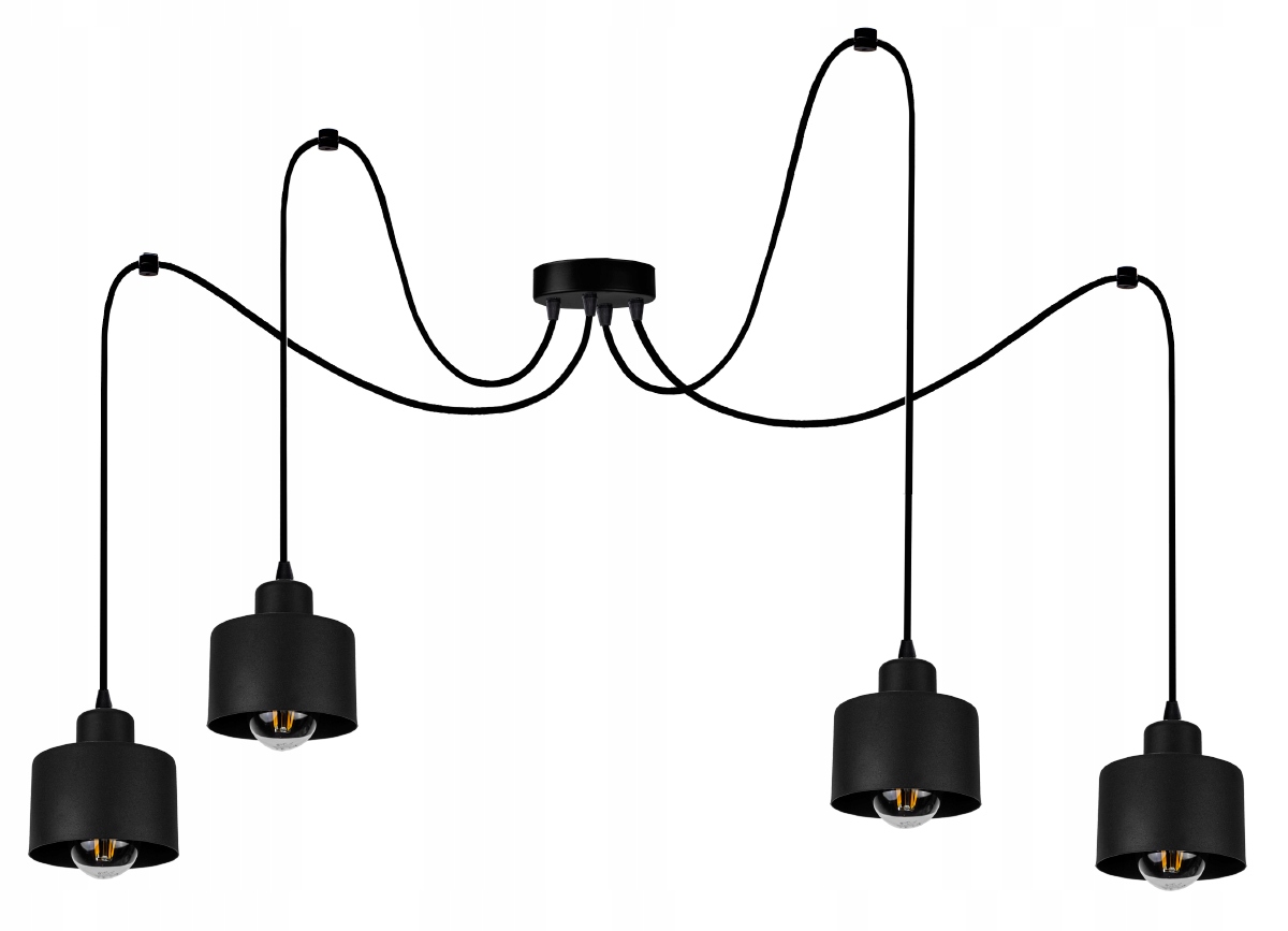 

Lampa Wisząca Sufitowa Żyrandol Pająk Loft Edison