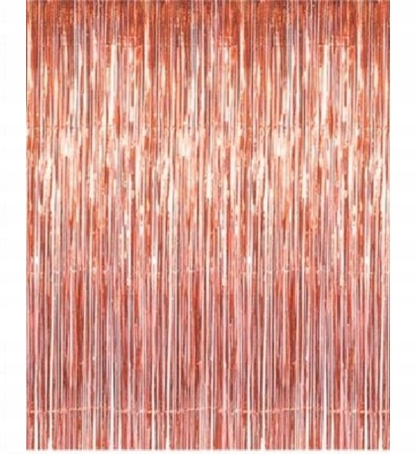 

Kurtyna Zasłona dekoracyjna Rose Gold różowo złota