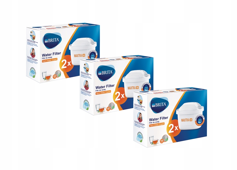 

Filtr wody Brita Maxtra+ Hard Water Expert 3x2szt