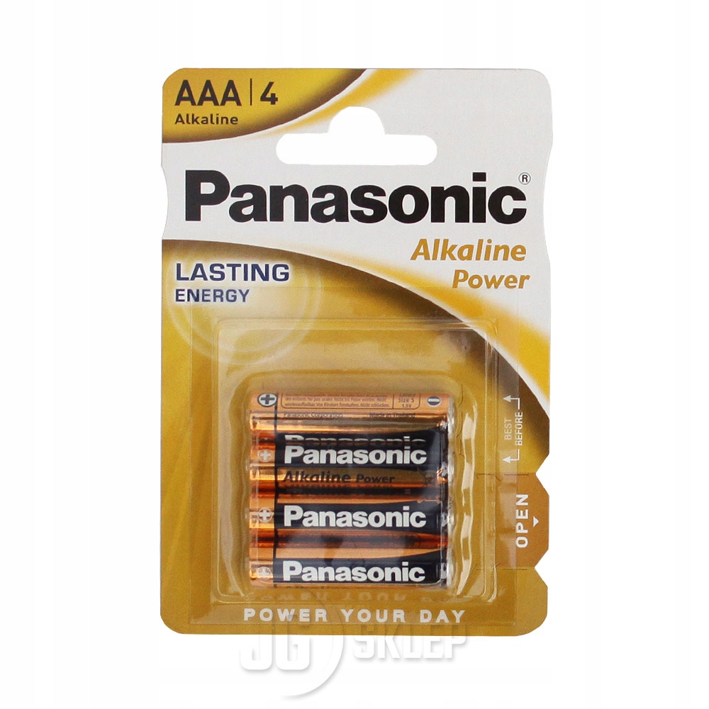 

Baterie Panasonic 1,5V Aaa paczka komplet 4 sztuki