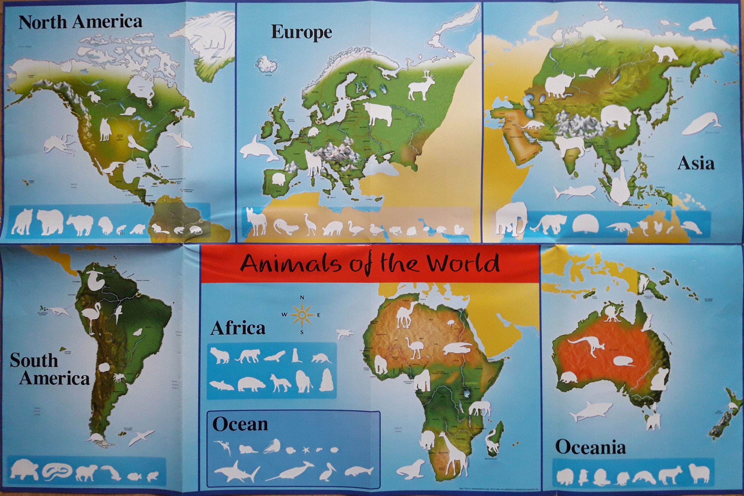 Atlas Naklejki Plansze Mapy Flagi Dinozaury 4w1 Gatunek Książki z dodatkami
