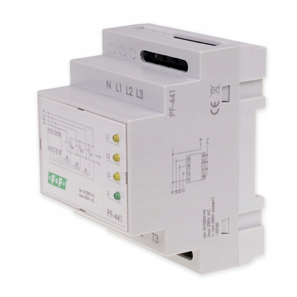

F&f Automat Przełącznik Faz Do Stycznik PF-441