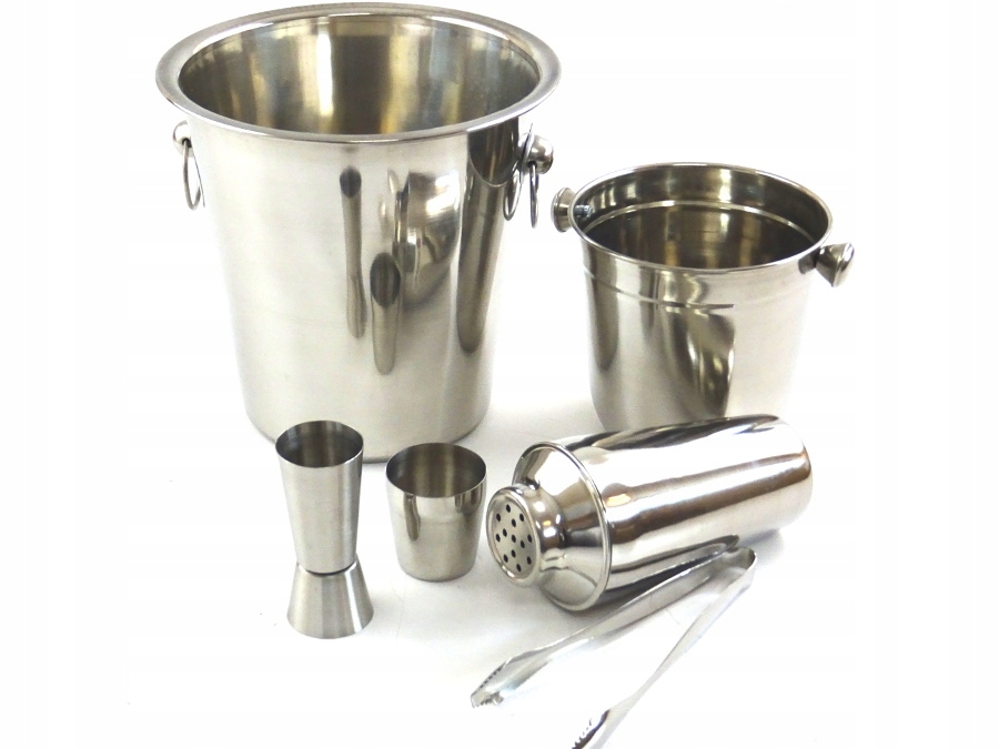 Zestaw barmański pojemnik wiaderko do lodu 1389