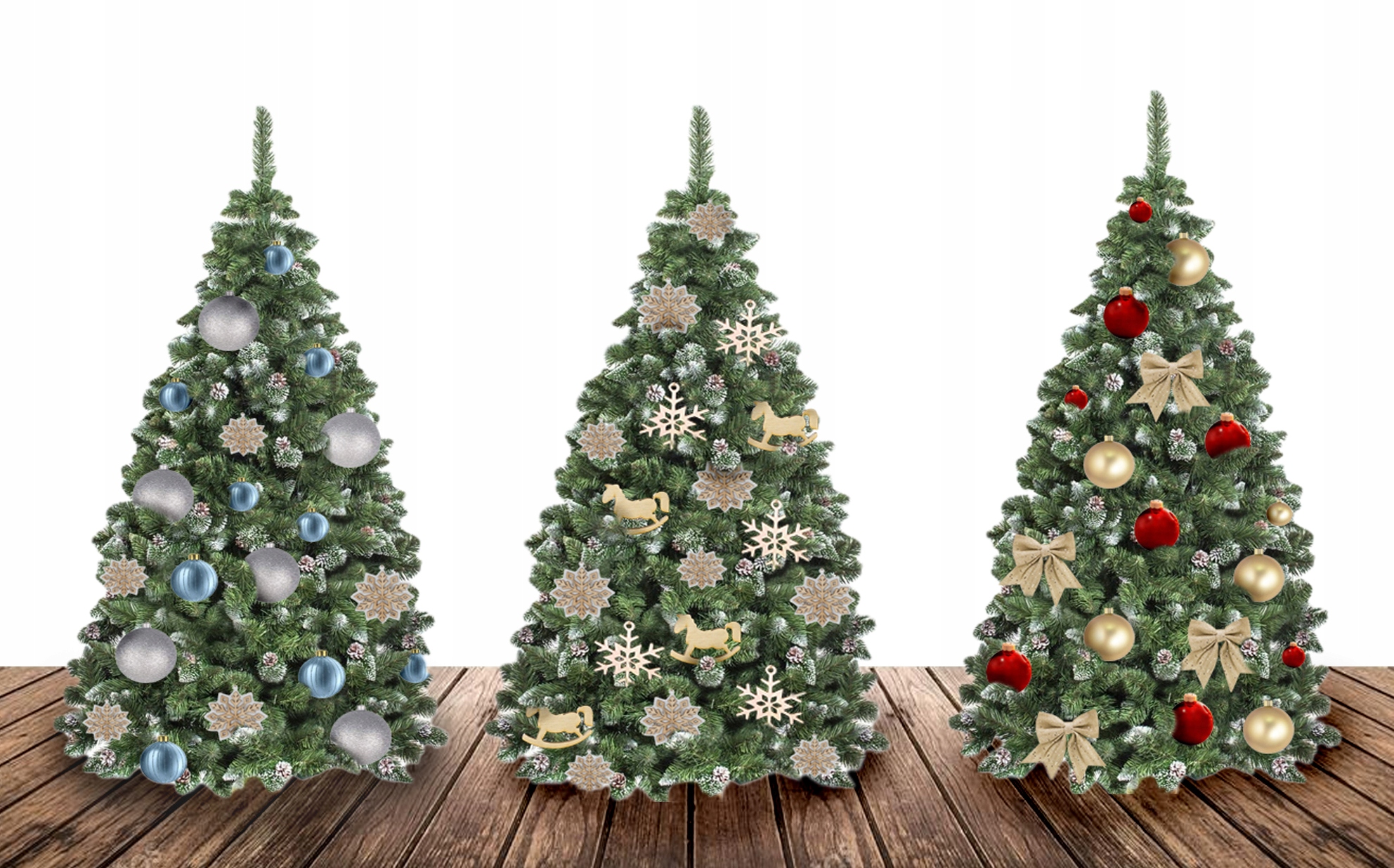 Umelý DIAMANTOVÝ BOROVICA 180 cm + STOJAN Typ umelého vianočného stromčeka