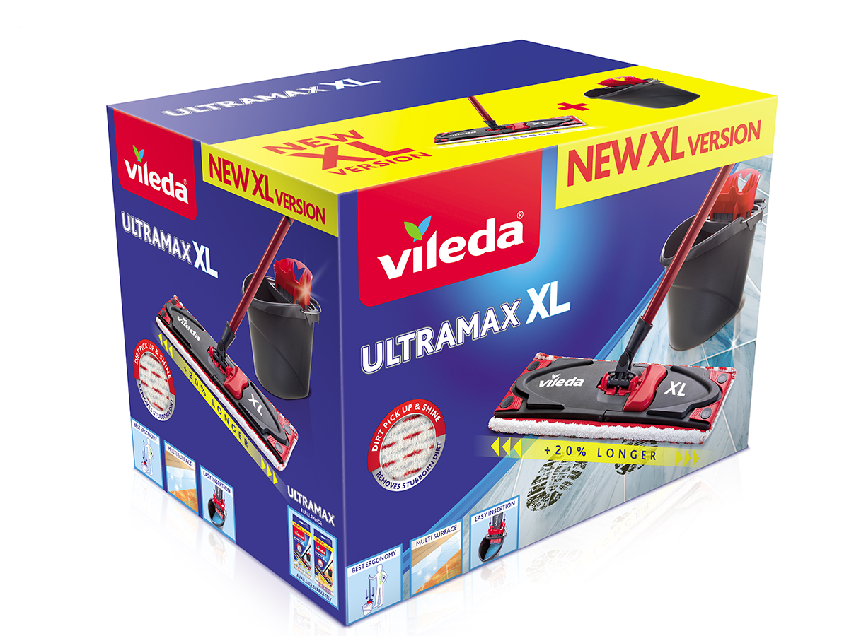 Levně Vileda mop kbelík odšťavňovač Ultramax Box XL 42CM!