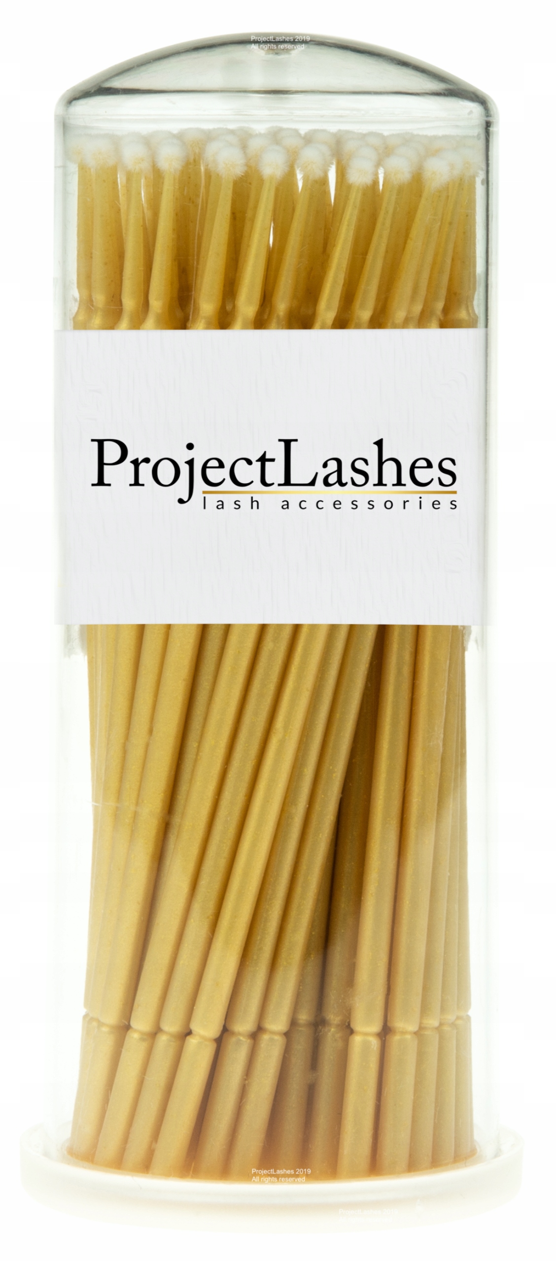 

100x Mikro Aplikatory do rzęs Złote ProjectLashes