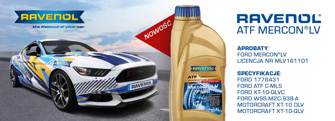 RAVENOL ATF FLUID LV FORD MERCON LV 4L Producent Ravenol