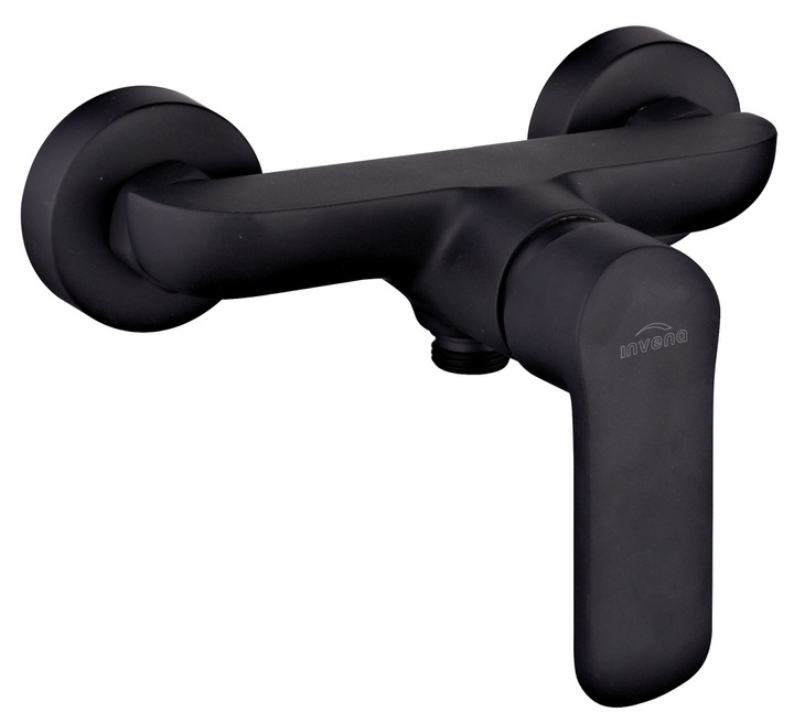 CZARNA bateria prysznicowa Siros natryskowa Black