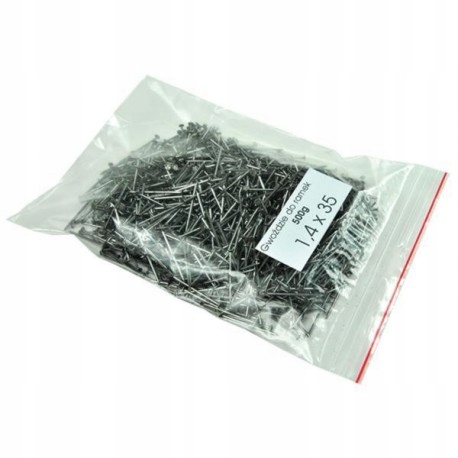 GWOŹDZIE 1,4x35 500 GRAM do zbijania RAMEK gwoździki DO RAMEK 1,4x35 500G