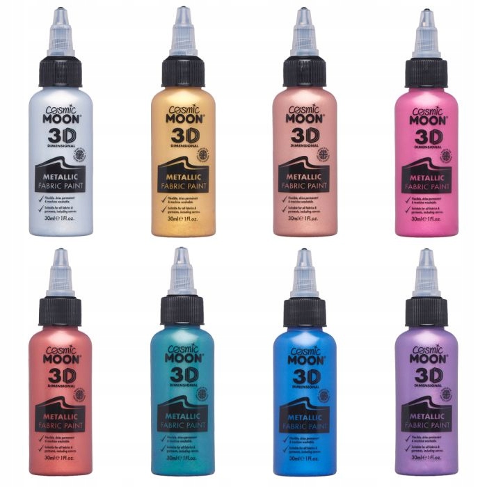 

Farbka do tkanin 30ml ubrań koszulek 1szt Metalicz