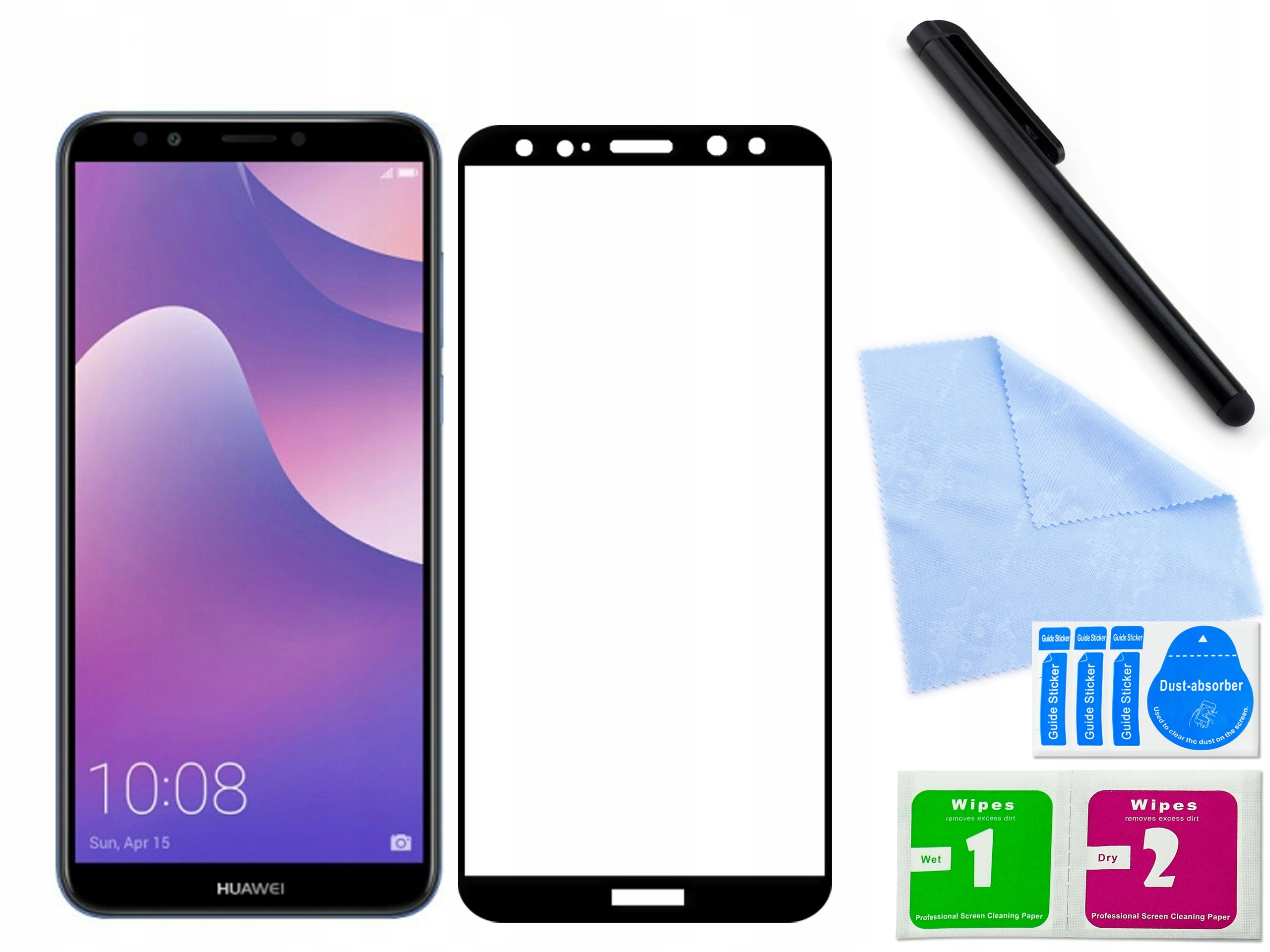 

Szkło hartowane 3D 9H do Huawei Nova 2 Lite Czarne