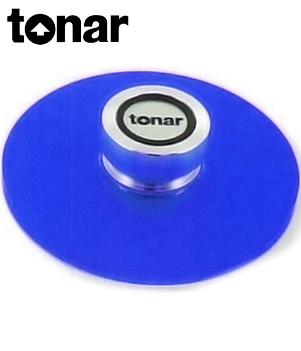 DOCISK DO TALERZA PŁYTY GRAMOFONOWEJ TONAR BLUE Stan opakowania oryginalne