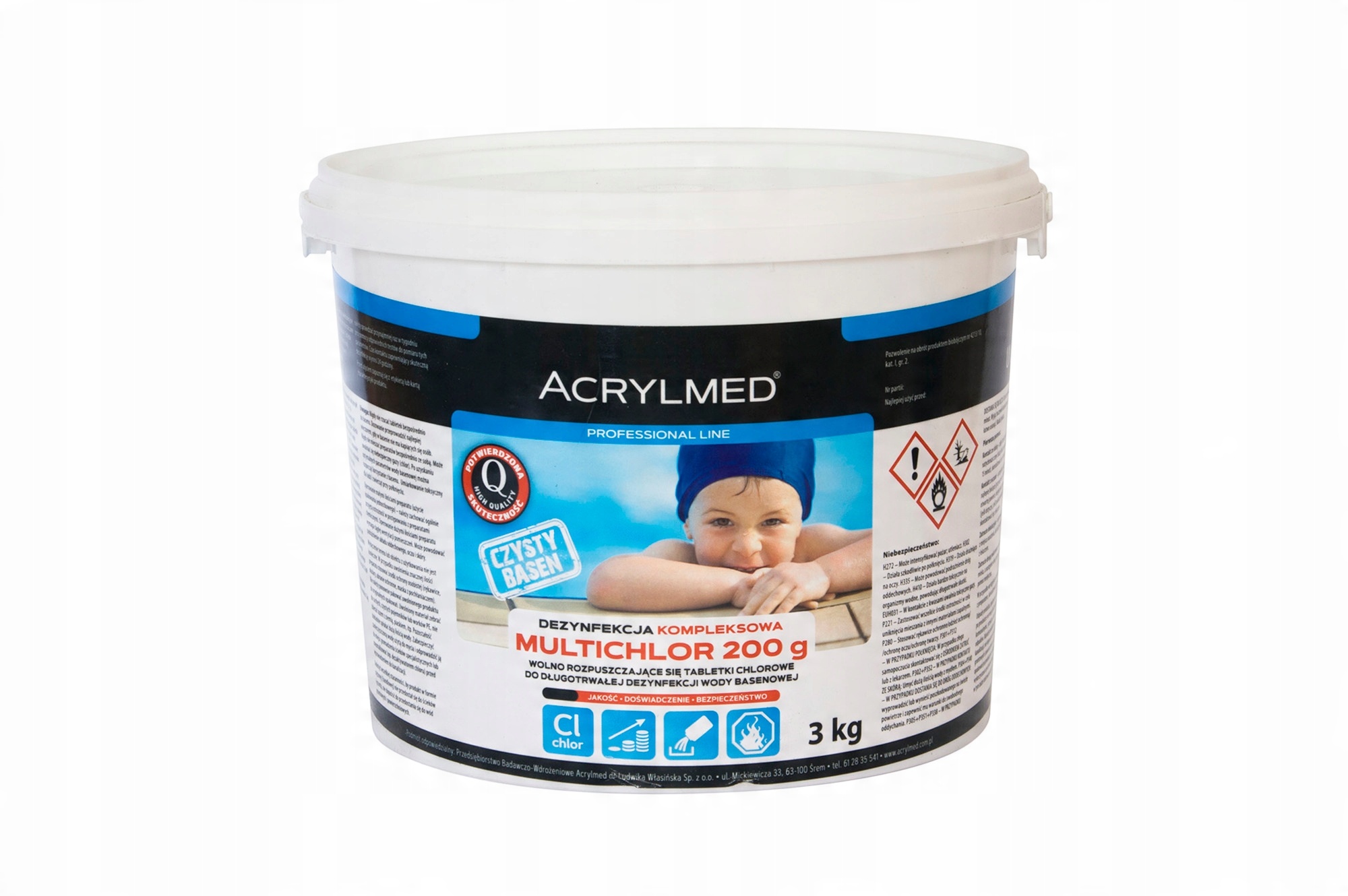 

Chemia basen Multichlor 3kg, tabletki, dezynfekcja