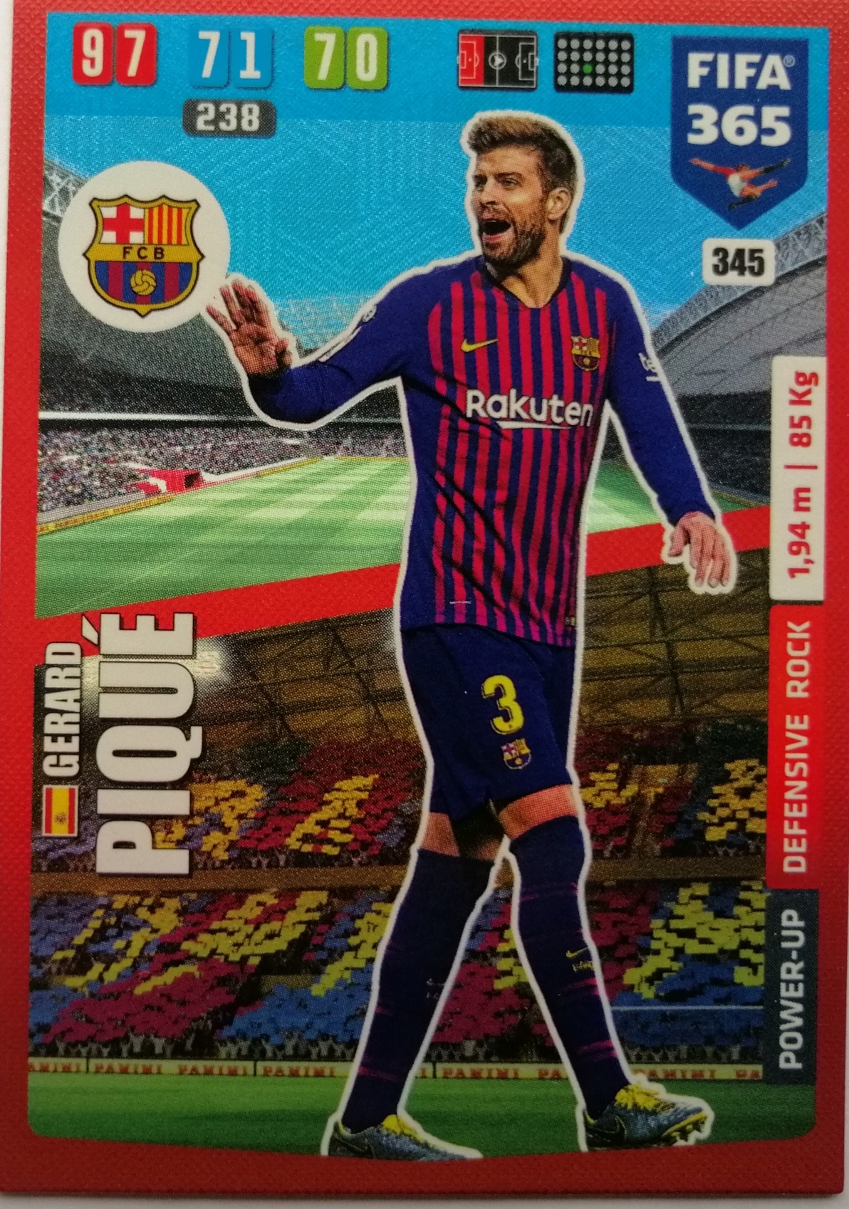 FIFA 365 2020 POWER-UP DEFENSIVE ROCK 345 PIQUE