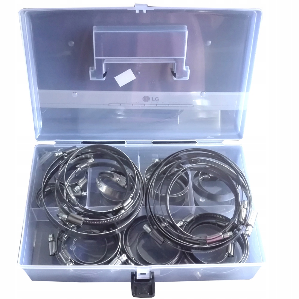 OPASKA SLIMAKOWA nierdzewna BRADAS 12mm ZESTAW 40s