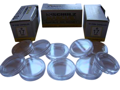 

Kapsle Na Monety 10 sztuk 17 mm